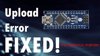 How To FIX Arduino Upload Error [upl. by Eneleuqcaj]