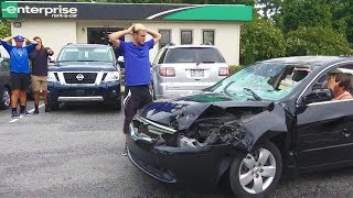 Returning Destroyed Rental Cars Prank [upl. by Chamkis]