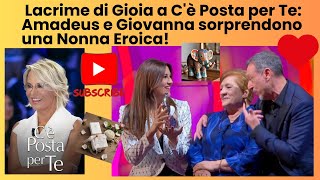 EMOZIONI FORTI A CÈ POSTA PER TE IL REGALO INASPETTATO DI AMADEUS E GIOVANNA CIVITILLO [upl. by Acinna751]