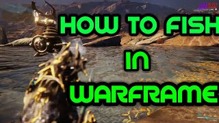 How and Where to Fish in Warframe  Warframe Plains of Eidolon Beginners Guide [upl. by Koehler]