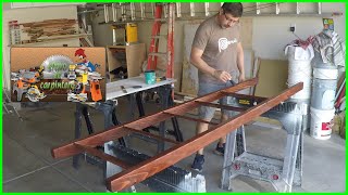 Como hacer una escalera decorativa y rustica en madera  Make a Decorative Ladder for Blankets [upl. by Nylsaj160]