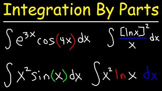 Integration By Parts [upl. by Vallie84]