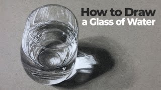 How to Draw a Glass of Water [upl. by Demaggio]