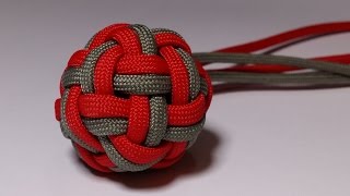 How to make a Double Globe Knot by ParacordKnots [upl. by Notsgnik]