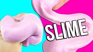 HAZ SLIME ESPONJOSO SIN BORAX  DIY FLUFFY SLIME  Tutoriales Belen [upl. by Walliw]