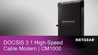 NETGEAR CM1000 Ultra HighSpeed DOCSIS 31 Gigabit Cable Modem [upl. by Phi]