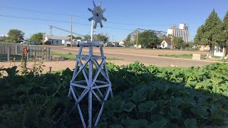 DIYComo hacer un windwill molino de viento para en jardín [upl. by Broeder]