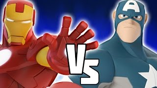 Captain America VS Iron Man  Disney Infinity BATTLES [upl. by Hilary115]