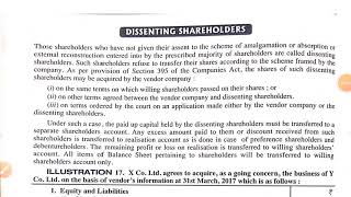 DISSENTING SHAREHOLDERS IN AMALGAMATION [upl. by Alta]