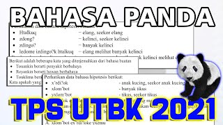 TPS UTBK 2021  BAHASA PANDA [upl. by Nirro]