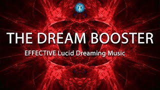 EFFECTIVE Lucid Dreaming Music quotTHE DREAM BOOSTERquot  Blank Screen for Sleep [upl. by Eicats]