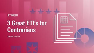 3 ETFs for Contrarians [upl. by Notyarb985]