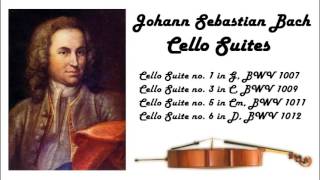 Johann Sebastian Bach  Cello suites in 432 Hz great for reading or studying [upl. by Auqenwahs]