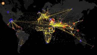 Mapping the Worlds Immigration Flows CountrybyCountry [upl. by Jacqueline245]