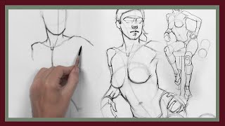 Using Gesture to Start a Figure Drawing  Figure Drawing Fundamentals [upl. by Prakash]