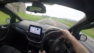 2019 MK8 Ford Fiesta ST POV Drive Twisty BRoads [upl. by Coralie]