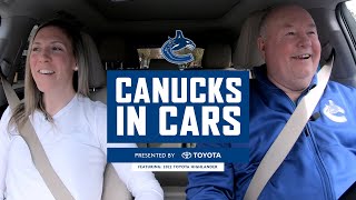 Bruce Boudreau amp Meghan Agosta  Canucks in Cars [upl. by Eireva528]