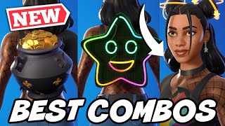 THE BEST COMBOS FOR NEW CELESTE SKIN STAR SKIRMISH SET  Fortnite [upl. by Charlton]