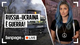 La Russia di Putin bombarda l’Ucraina è iniziata la guerra le ultime news in diretta [upl. by Stedmann]