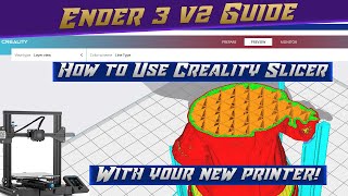 Creality Slicer 4 2 Using the software that comes with the Ender 3 v2 [upl. by Immas204]