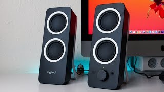 BEST BUDGET SPEAKERS Logitech Z200 Review and Tests [upl. by Daley]