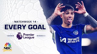 Every Premier League goal from Matchweek 19 202324  NBC Sports [upl. by Niac340]