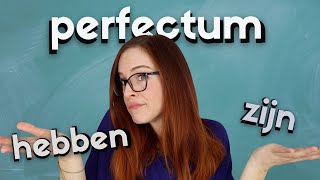 PERFECTUM in DUTCH when to use HEBBEN or ZIJN NT2  A2 [upl. by Yoral]