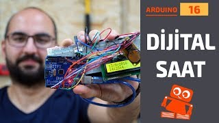 Arduino Dijital Saat Yapımı RTCSaat Modülü Kullanımı [upl. by Nilad]