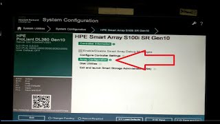 How to configure Raid 1 on Bios Server HPE Gen10  HP G10 [upl. by Kallick]