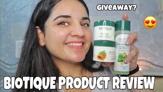 BIOTIQUE PRODUCTS HONEST REVIEW  Extremely affordable prices  prableenKaurBhomrah [upl. by Elledoj654]