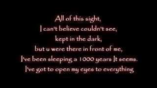 Evanescence  Wake me up Inside Lyrics [upl. by Henghold]