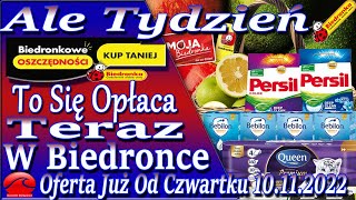 Biedronka  ALE TYDZIEŃ  Nowa Oferta Już Od Czwartku 10112022 Co Się Opłaca Teraz w Biedronce [upl. by Alamat]