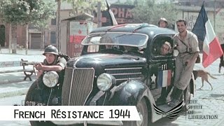 French Résistance in 1944 in color and HD [upl. by Mayce]