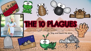 The 10 Plagues Bible Song With Lyrics [upl. by Irod]