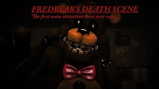 SFM FNaF Fredbears Death Scene Remastered [upl. by Nolita]