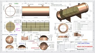 Heat Exchanger in Solidworks [upl. by Pitchford]