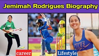 Jemimah Rodrigues Biography  Jemimah Rodrigues Lifestyle family age career boyfriend [upl. by Tiebout349]