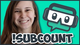 Streamlabs Cloudbot Subcount Command Twitch [upl. by Devlin]