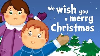 We wish you a merry Christmas christmas song for kids with lyrics [upl. by Sherl]