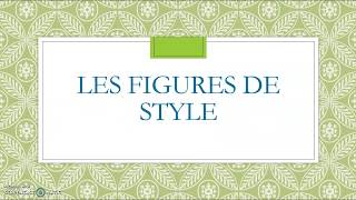 Figures de style les plus courantes [upl. by Anaiviv]