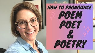 Learn to Pronounce POEM POET POETRY  American English Pronunciation Lesson learnenglish [upl. by Photina]