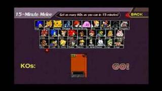 Super Smash Flash  All unlockable characters and cheats [upl. by Ydasahc715]